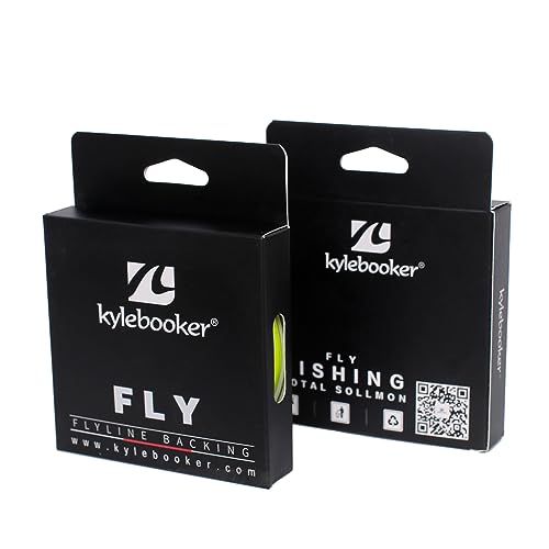 Kylebooker Fly Fishing Dacron Braided Backing Line Abrasion Resistant Trout Fly Line 20lb/30lb - color: Fluo Yellow, size: 20LB 91m/100yds