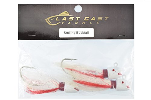 1.0-3.0oz Smiling Bucktail Fishing Lure Jig - 3 Pack - size: 1.0 Ounce - 3 Pack