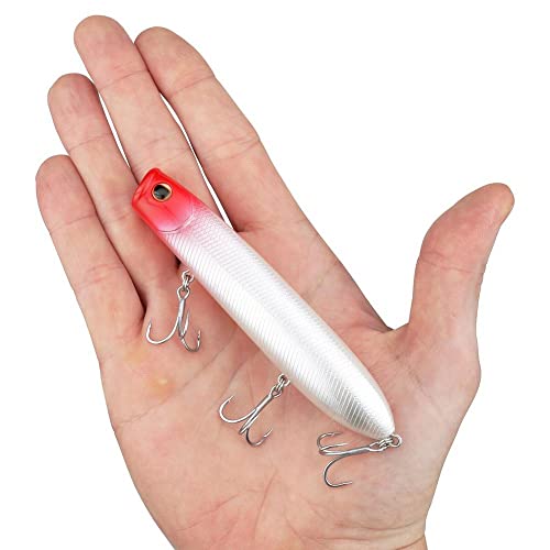 Berkley Cane Walker Saltwater Fishing Hard Bait - color: Red Head, size: 4 3/10in - 110 (5/7 oz)