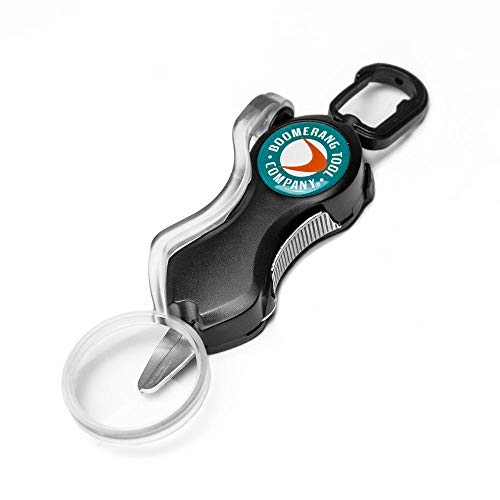 Boomerang Tool Company SNIP Fishing Line Cutters with Retractable Tether and Stainless Steel Blades that Cut Braid, Mono and Fluoro Lines Clean and Smooth! - style: Cheater Snip