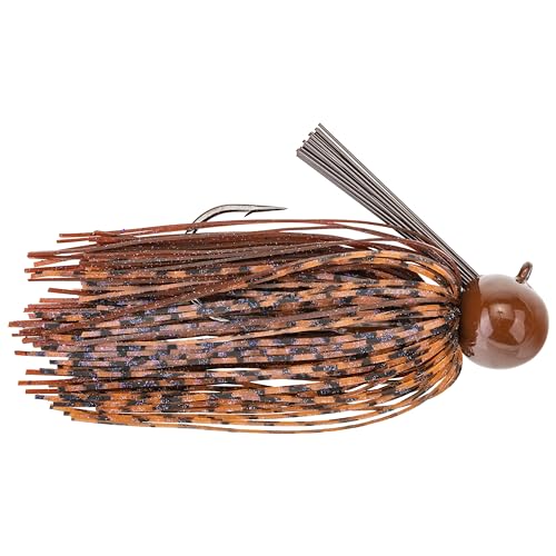 Strike King Tour Grade Football Jig Bait - color: Peanut Butter & Jelly, size: 0.75 ounce