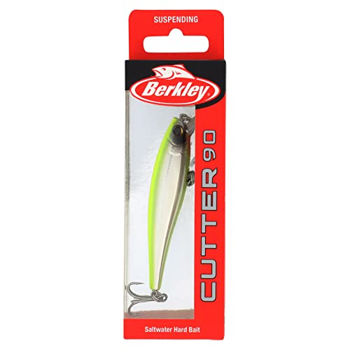 Berkley Cutter Saltwater Fishing Hard Bait - color: Chrome/Chartreuse
