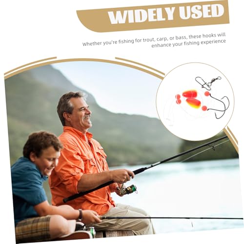 POPETPOP 4pcs Sea Fishing Tackle Kit Portable Fishing Hooks and Floats User-Friendly Design for Beginners and Experienced Anglers
