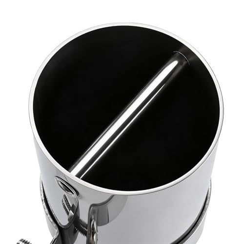 YaeMarine Boat Marine Fishing Rod Holders Stainless Steel Side Mounted Transom Mounted Rod Holders with Brackets - style: With Non-welded Brackets