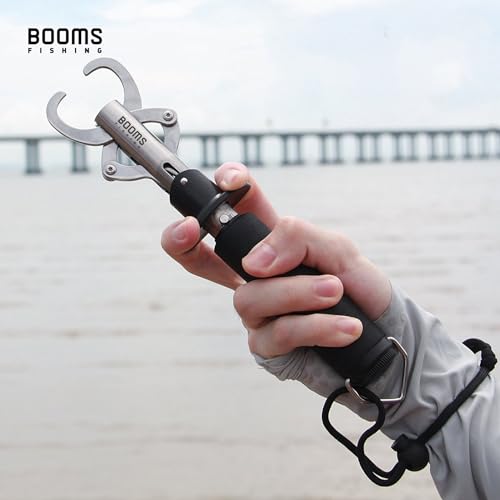 Booms Fishing G1 Fish Gripper Grip and Hold Fish with Tight Grip Largest Model Built-in Scale