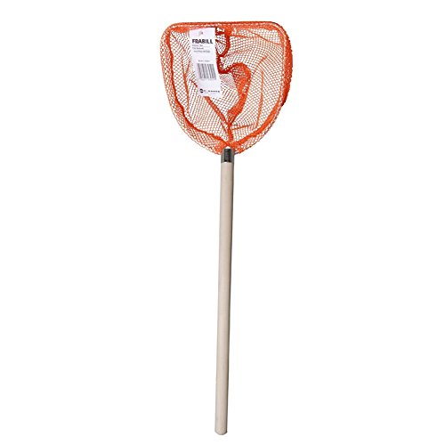 Frabill Wooden Bait Net | Premium D-Shaped Minnow Net | Hoop Size 6" x 6"