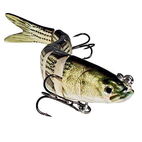 Fishing Lure Swimbait Crankbait Trout Bass Catfish Muskie Bait Fishing Accessories Fishhook Hunting - color: Herring-5.5''-3PCS-Set A