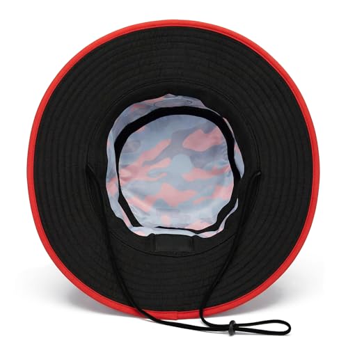 Soul of Adventure Bucket Hat | UV 50+ for Adults | Sun Protection with Adjustable Fit, Moisture-Wicking Fabric - color: Fire Military Camo