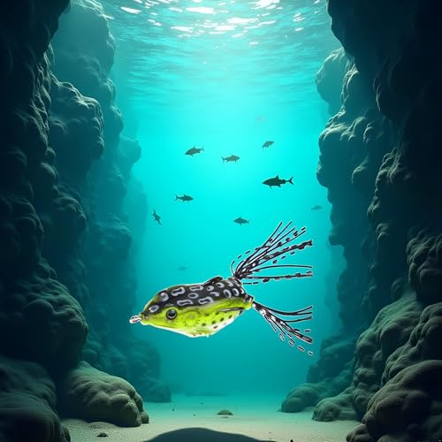 6cm Green Freshwater Seawater Fish Lure Stimulation Frog Product Fishing Soft Plastic Lures, Attractants