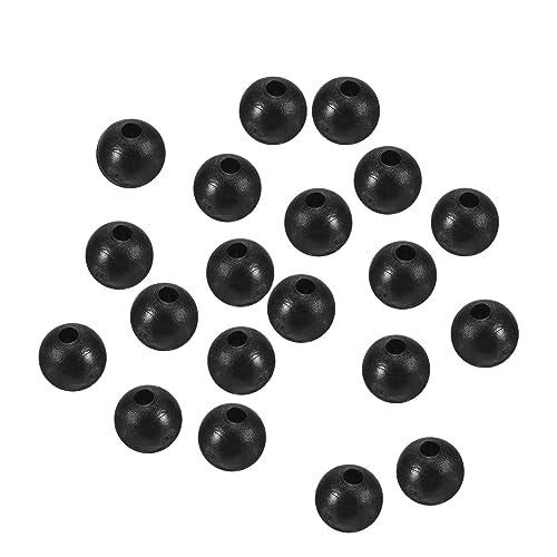 M METERXITY Glow Fishing Beads - Plastic Luminous Round Soft Bait Egg Lure Rig Apply to Outdoor Tackle Tool - size: 5mm