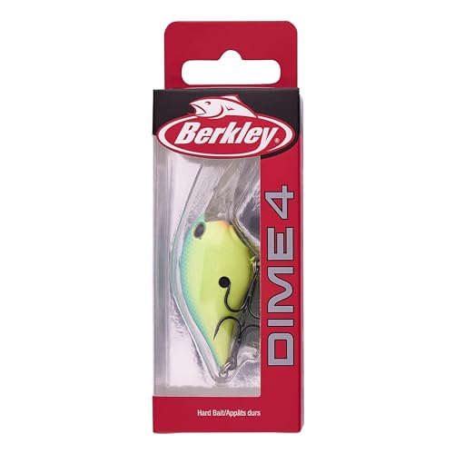Berkley Dime Fishing Hard Bait - color: Blue Chartreuse, size: 2in - 2/5 oz