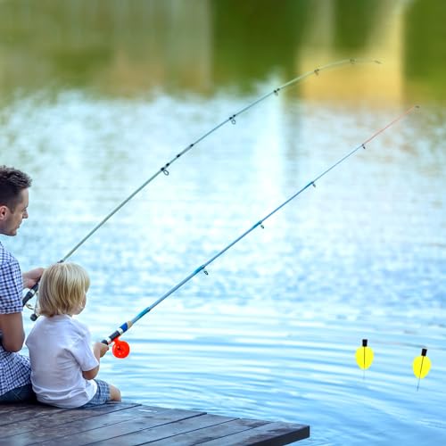 30 Pcs Trout Float Foam Teardrop Strike Fishing Bobbers Fishing Floats Fly Fishing Strike Indicators for Trout Offshore Saltwater Freshwater - color: Yellow