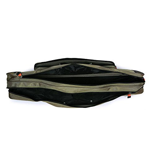 Fishing Rod Carrier Reel Case Bags Organizer Travel Carry Holder Pole Storage for Fishing and Traveling (2 layers/120cm-47.2inch) - color: 2 layers/120cm-47.2inch
