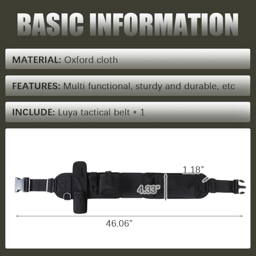 Fishing Wading Belt Adjustable Waist Strap Waterproof Tackle Storage Bag for Kayaking Surfing Casting - color: Black