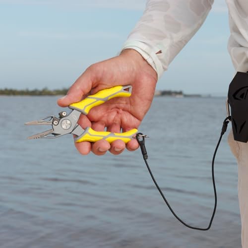 danco 6.5" Aluminum Fishing Karl Plier,w Sheath, Fishing Line, Saltwater Safe, Fresh/Saltwater Fishing