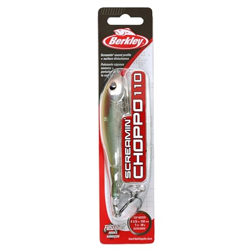 Berkley Screamin' Choppo - color: Stealth Shad, size: 4.3 in - 1 oz