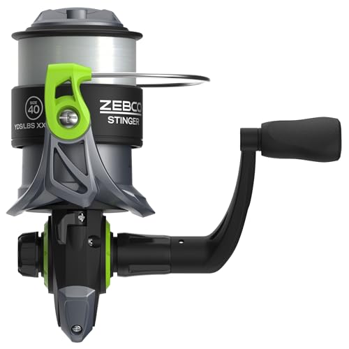 Zebco Stinger Spinning Fishing Reel, 1+1 Bearings Fishing Reel - size: Size 40 Reel