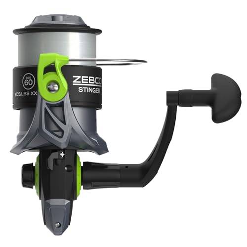 Zebco Stinger Spinning Fishing Reel, 1+1 Bearings Fishing Reel - size: Size 60 Reel