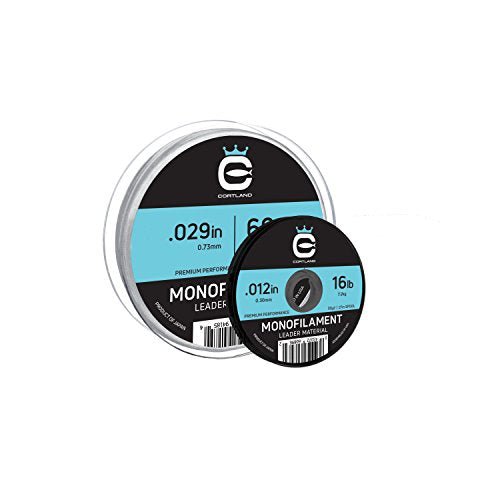 Cortland Monofilament Leader Material - 30yd - size: 20lb - .013"
