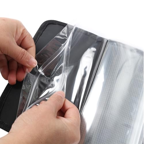 Toddmomy Fishing Soft Bait Bag Waterproof Portable Outdoor Fishing Tackle Pouch Handheld Anti-Wear Soft Lure Organizer for Anglers