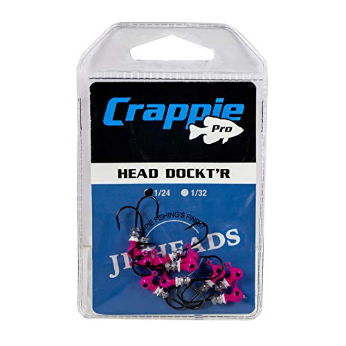 Bobby Garland Crappie Pro Jig Heads - color: Pink, size: 1/24 oz