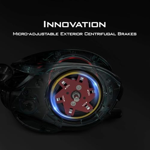 KastKing Speed Demon Elite Fishing Reel, World's Fastest 10.5:1 Gear Ratio/Deadbolt Baitcasting Reel, 10+1 Shielded Stainless Steel BB, CNC Lightweight Aluminum Frame, Available in Skipping Version - color: High Speed- 10.5:1- Left