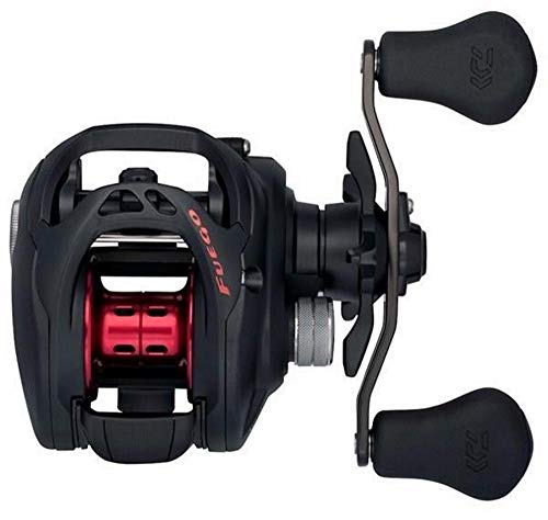 Daiwa Fuego CT Low Profile Baitcasting Reel – Aluminum CT Frame, Air Rotation System & Magforce Braking, Left/Right Hand Options - size: FGCT100HS
