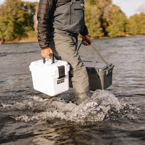 YETI LoadOut GoBox Collection, Divided Waterproof Cargo Case, Dry Box, Camera Case, Fishing Tackle Box - color: Rescue Red, size: GoBox 15