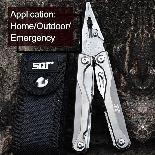SQT2048-A 19-in-1 Multitool, Gifts for Men, Foldable & Self-Locking, Professional Multitool for DIY, Outdoor Camping, and Home Repairs... - style: SQT2048-A