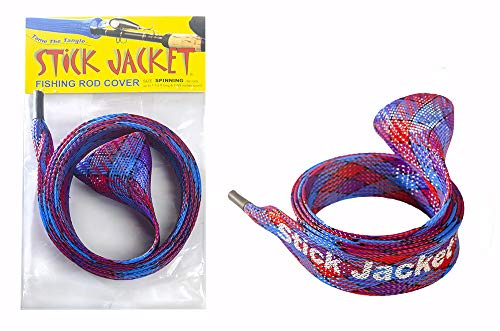 RITE-HITE Orin Briant Stick Jacket Fishing Rod Covers - Spinning Stick Jacket, Comes in a Variety of Colors; Keeps Your Rod Safe and Tangle Free - color: Contusion