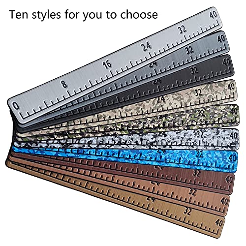 Fish Ruler for Boat 40"/48" with Backing Adhesive Fish Measuring Sticker Foam Fish Measuring Board for Fishing Boat, Cooler, Kayak, Yacht Fish Ruler Boat Accessories - color: Light Brown