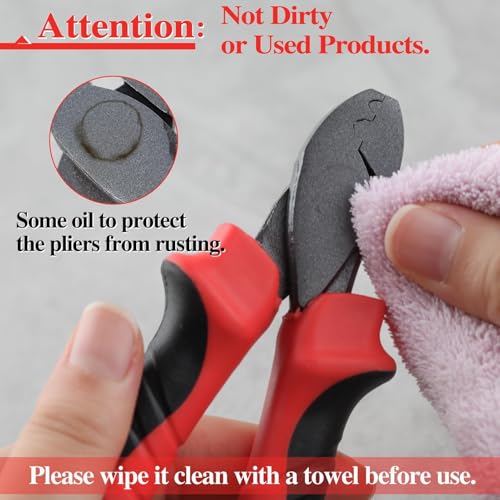 SPEEDWOX Fishing Crimping Tool Fishing Pliers for Single-Barrel Sleeves Crimper Tool Fishing Tackle Saltwater Fishing Gear Crimping Pliers Fishing Crimps for Fishing Line Single Barrel Crimp Sleeves - color: Red