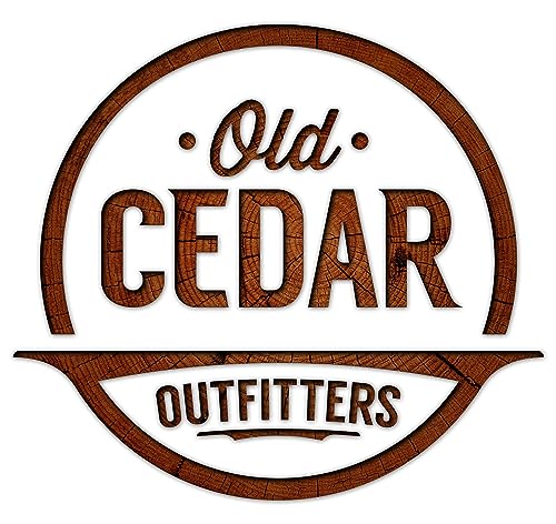 Old Cedar Outfitters Solid Pine Fishing Rod Rack for Wall and Ceiling Storage (Wall/Ceiling) - color: Ceiling/Wall