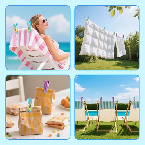Creative Beach Towel Clip, Slippers Towel Clip, Travel/Pool Lounge Chair Essential, Oversized Cute Drying Clothes Clip(4 Pack) - style: Slippers