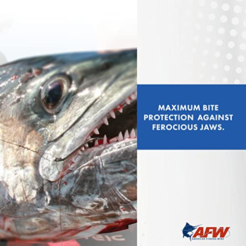 AFW Titanium Tooth Proof, Single Strand Leader Wire - size: 100 lb / .027"