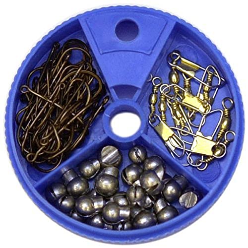 Eagle Claw 05010H-001 75Pc Tool Asst Hook/Swivel/Sinker Asst