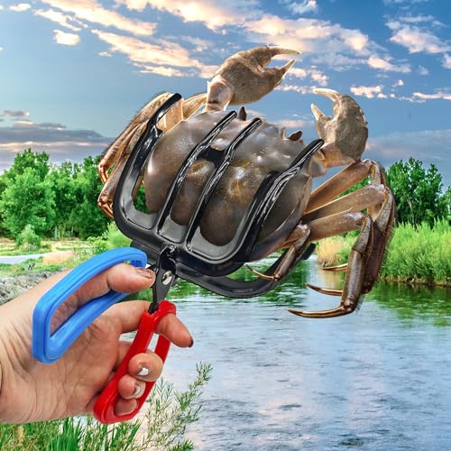 3 Claw Fish Gripper, 2026 Upgraded Metal Fishing Pliers Gripper, Multifuctional Fish Grippers for Fishing, Fish Grabber Tool for Most Freshwater Fish and Crab - size: 2+3 claw