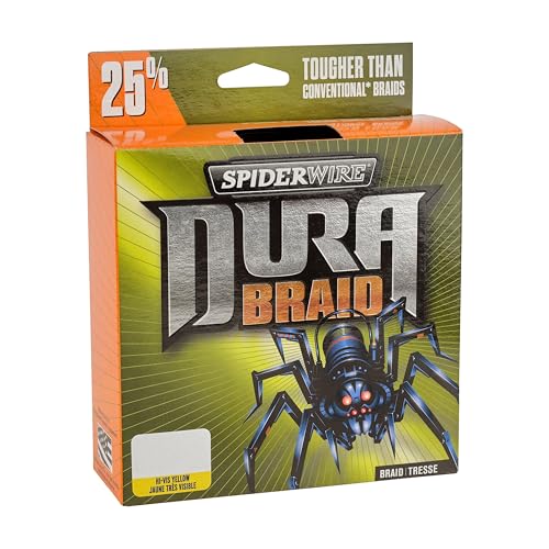 SpiderWire DuraBraid Braid Fishing Line - color: Hi-Vis Yellow, size: 20lb - 500yd