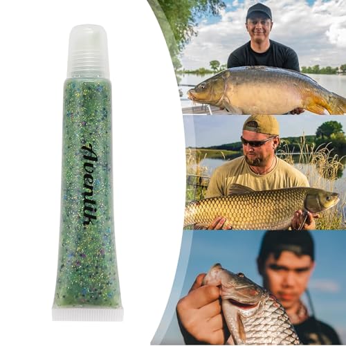 EUPHENG Fish Attractant Gel Dark Green Fishing Lure Attraction Enhancer Scent for Bass, Crappie and Trout Attractant - style: Shrimp Smell-20ml*1