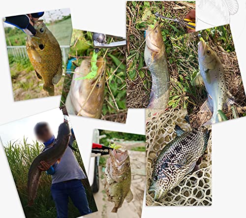 Soft Plastic Crawfish Bait Fishing Lure for Crappie, Bass, Bluegill, White Perch, Sunfish, Speckled Trout All Panfish Softlure Artificial Crayfish Lures Bait Drop Shot Rig Lure Slow Sinking - color: 5.5cm/1.4g - 50pcs