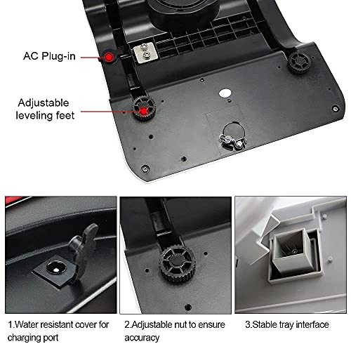 CAMRY Waterproof Commercial Food Scale, 66lb/30kg, Price Computing | IPX7 Stainless Steel Platform; Rechargeable Battery; Dual LCD Display; KG/LB Conversion; For Seafood and Farmers Market