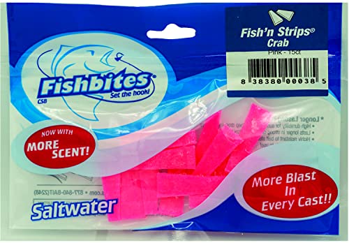 FishBites Fish'n Strips - Crab - color: Pink
