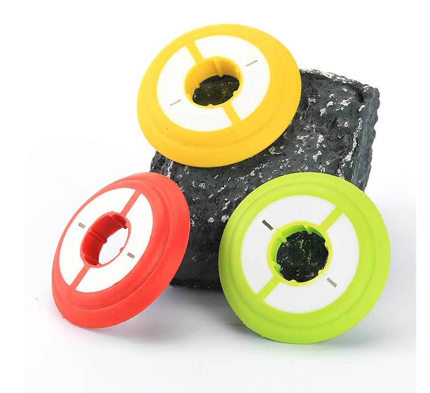 Pack of 6 Silicone Rig Winders Fishing-Line Leader Storage Holder Spool Storage Box