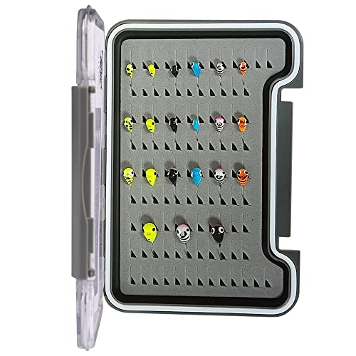 21 Piece Tungsten Ice Fishing Jigs Kit, More Effective Tungsten Ice Fishing Lure Jigs for Panfish Walleye
