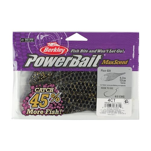 Berkley PowerBait MaxScent Flux-Gill - color: Tonic, size: 5.3"