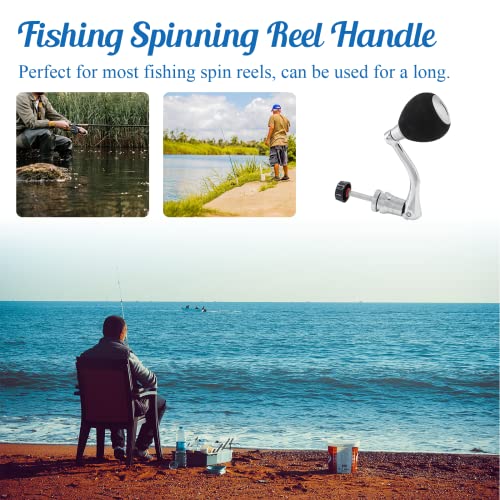 Fishing Spinning Reel Handle - color: Silver, size: Medium