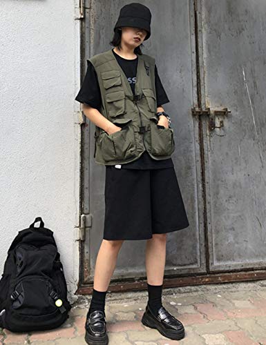 Gihuo Womens Travel Vest Fashion Outdoor Fishing Vest Summer Hiking Safari Photo Vests with Multi Pockets
