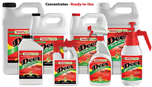 I Must Garden Deer Repellent: Spice Scent Deer Spray for Gardens & Plants – Natural Ingredients – 1 Gallon Ready to Use Refill - size: 128 Fl Oz (Pack of 1)