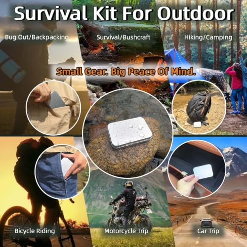 Mini Survival Fishing Kit–Compact Emergency Gear for Camping,Hiking,Bushcraft,Backpacking Small Tackle Box with Hooks,Line,Tools - style: Mw-hc