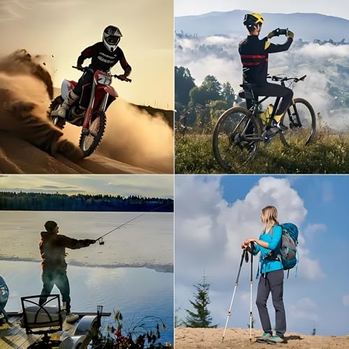6 Packs Ski Mask Sun UV Protection Hood Breathable, Balaclava Face Mask for Men Women - Motorcycle Fish - color: 6pcs Black-1